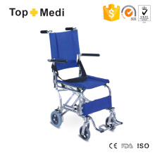 Safe Ultralight Aluminum Transit Lightweight Wheelchair com cinto de segurança